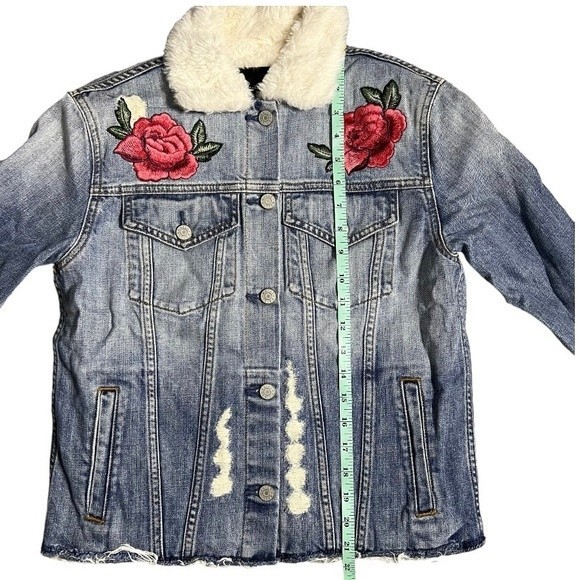 Rails Ramsey Faux Fur Denim Jacket - XS - Picture 7 of 12